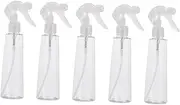 VICASKY Compact 200ml Empty Hair Spray Bottles Set of 5 Refillable for Salon Makeup and Outdoor Adventures