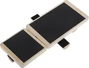 Foot Stretcher Dance Balance Board Stability Training Board Ankle Balancing Board Ankle Wobble Board Balance Training Board Ankle Strengthener Board Ankle Stretch Board Wood Khaki