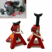 2pcs Metal Jack Stands for Axial SCX10 Wraith TRX4 D90 CC01 RC Truck Crawlers