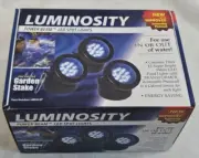 POND LIGHTS - LUMINOSITY - POWER BEAM LED - IN OR OUT OF WATER - 4 COLOR LENSES