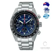 Seiko Prospex Speedtimer SSC815 SSC815P1 Chronograph Solar Blue Mens Black Watch