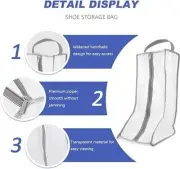 Insert 1pc Shoe Storage Bag Water Proof Boots Boot Rucksack Shoe Tote Organizer