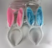 Plush Bunny Ears Headband, 12Pcs Easter Bunny Ears Headbands, Bunny Hairbands