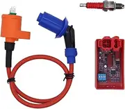 Performance Racing 6 Pins AC CDI Box Ignition Coil A7TJC Spark Plug For GY6 50 80 110 125 150cc Moped Scooter ATV Go Kart accessories