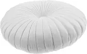 Yardenfun Pumpkin Waist Pillow Home Decor Seat Cushion Pillows Round Velvet Floor Pillow Sofa Chair Cushion Pumpkin Throw Pillow Round Decorative Cushion Velvet Round Pillow Plush White