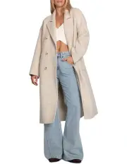 [Belle & Bloom] Free Love Coat in Oat Marle