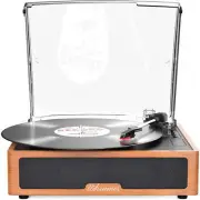 Udreamer Vinyl Record Player with Speakers and Wireless Bluetooth-Vintage Audio