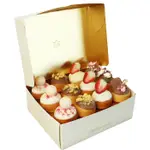 Gourmet Donuts Dessert Box - Dozen - Edible Blooms