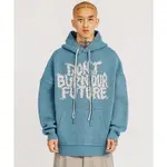 [INNOCENTHOOD] AJO OVERSIZED (19) SLOGAN WOOL KNIT HOODIE