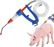 Automatic Livestock Syringe, 20ml Dose injector Syringe, Veterinary Injector Syringe for Livestock Cattle Chicken Sheep , Livestock Syringe Injector