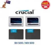 Crucial SSD 240GB 480GB 1TB 2TB BX500 MX500 Solid State Drive 2.5"SATA III 540MB