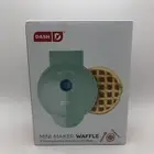 Dash Mini 4" Waffle Maker Non Stick - AQUA Color - FREE SHIPPING!
