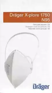 Drager X-plore 1750 N95 Particulate Respirator Mask, Case of 360