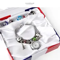 在飛比找樂天市場購物網優惠-Valentino范倫鐵諾 珍珠貝面精緻串珠手鍊手錶腕錶 隨