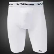 Mizuno Adult Compression Sliding Short G3 350126 -White - SIZE LARGE - NOS