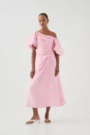 Cadence Ruched Midi Dress