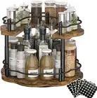 Spice Rack,Lazy Susan Organizer,Height Adjustable Rotating Seasoning Organizer,L
