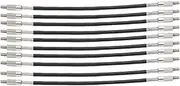 Violin Tailgut, 10Pcs 4/4 3/4 Violin Tail Rope Steel Wire Tailpiece Gut Cord with Replacement Tailgut Tailcord, Musical Instrument Parts Playing Accessories