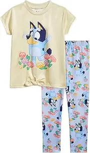 [Bluey] Bingo Girls T-Shirt and Leggings Outfit Set Toddler to Big Kid