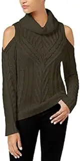[American Rag] Juniors' Cold-Shoulder Turtleneck Sweater