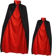 Ipetboom 2Pcs Stylish Cloak Reversible Halloween Cape for Adults High End Decorative Costume Prop for Role Play Cosplay Parties Halloween Events