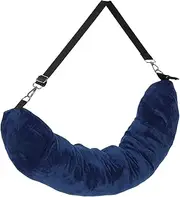 ROMISBABA Travel Neck Pillow Cover: Adjustable Size Stuffable Soft and Comfortable Extra Luggage Storage Neck Pillow Case Cover for Airplane Train Car Travel