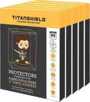 TitanShield 0.5mm Protectors Sleeve Case Compatible with Funko Pop! (100 Pack)