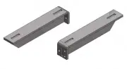 One Pair Super Heavy Duty RH6240090030 Floating Hidden Shelf Brackets 9"