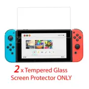 2x Tempered Glass Screen Protector Film Guard for Nintendo Switch Console