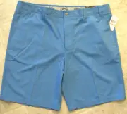 CALLAWAY Shorts OPTI-DRI Stretch WAIST Band sz 42 NWT ELECTRIC BLUE LEMONADE