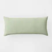 Sheridan Tessino Linen Long Cushion in Grove Size: 40cm x 90cm Material: Cotton/Polyester/Linen @Sheridan Rewards