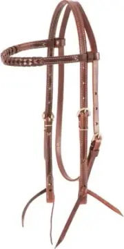 Martin Saddlery, Browband Headstall With Blood Knots - New with Tags!