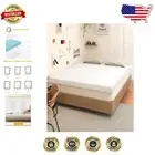 4-Inch Twin XL Memory Foam Mattress Topper with Dual Firmness & Bamboo Cover