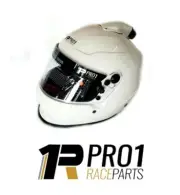White | Pro1 Full Face TOP AIR Snell 2020 Helmet Race car Speedway Drag