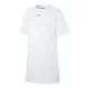 Nike T恤 NSW Essential 運動休閒 女款 長版 棉質 圓領 基本款 小勾 白 黑 CJ2243100