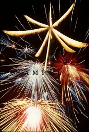 KODACHROME COLOR SLIDE - 1984 FIREWORKS - ORIG. ONE OF A KIND SEE
