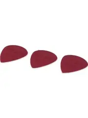 Jazz 3 Style Guitar Picks 0.48mm Thin, Color Red, Ecofriendly And Biodegradeable