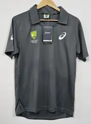ASICS Cricket Australia CA17 Grey Net Bowlers Shirt Mens Size Small BNWT