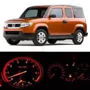 Red Instrument Gauge Cluster Light Bulbs LED Kit Fits 2003-2006 Honda Element (for: Honda)
