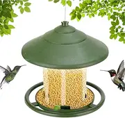 Automatic Bird Feeder,Hangable Automatic Food Dispenser - Weatherproof Bird Feeder for Outside, Birdfeeder for Wild Finch, Blue Jay, Chickadee