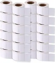 1 Roll 30mm X 20mm Perforated Direct Thermal Labels White - 1200 Labels per Roll