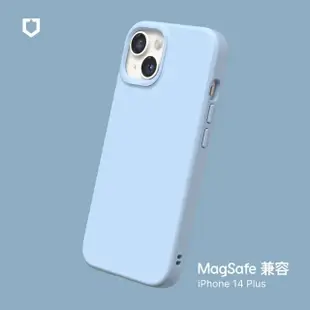 【RHINOSHIELD 犀牛盾】iPhone 14 Plus 6.7吋 SolidSuit MagSafe兼容 超強磁吸手機保護殼(經典防摔背蓋殼)