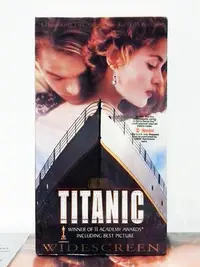 在飛比找Yahoo!奇摩拍賣優惠-Paramount 鐵達尼號 TITANIC 錄影帶 VHS