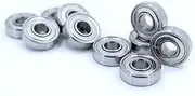 ACAECMGGFP Bearing ABEC-5 10PCS 5x13x4 MM Miniature 695Z Ball Bearings 619/5ZZ EMQ 695 Z3 V3 Bicycle bearings