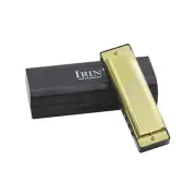IRIN Blues Harmonica Mouth Organ G Key 10 Hole 20 Tone Diatonic for Friends Gift