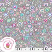 KAFFE FASSETT Free Spirit ROMAN GLASS GP001 Grey Floral Quilt Fabric