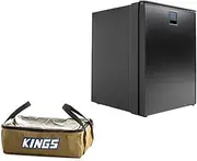 Kings Stayzcool 85L Fridge Freezer |12V/24V |Upright + Clear Top Canvas Bag 15L