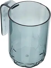 SHERCHPRY Nordic Simple Mouthwash Cup Bathroom Portable Unbreakable Reusable Tooth Brush Organizer Plastic Toothbrush Cup Mouth Wash Tumbler Toothbrush Holders Mug Blue High Transparency Pet