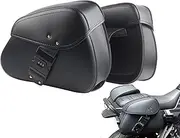 Motorcycle Saddlebag - Motorcycle Side Pouch, Motorcycle Tail Bag | Cargo Saddlebag Inner Net, Quick Release Strap Power Bank, Spacious for Raincoat, Grocery, Tools