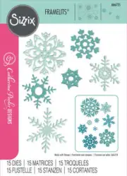 Sizzix Framelits Die Set (15PK) - White Christmas #2 by Catherine Pooler 666725